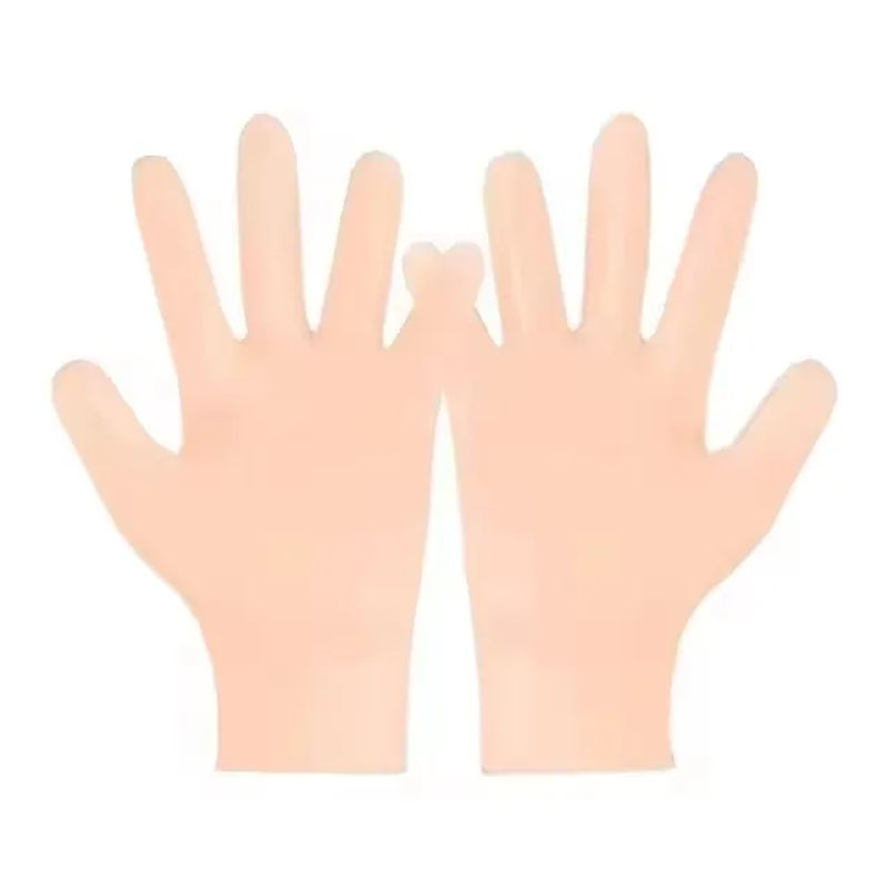2-Pack Silicone Moisturizing Gloves Exfoliate to Prevent Dry Hands and Leave Hands Smooth and Soft Hand Care Tool