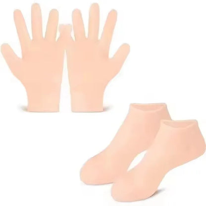 2-Pack Silicone Moisturizing Gloves Exfoliate to Prevent Dry Hands and Leave Hands Smooth and Soft Hand Care Tool