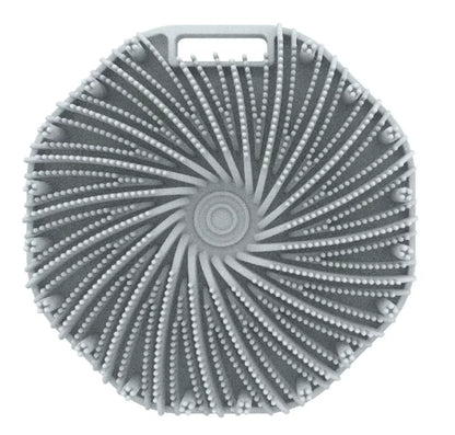 1Pc Soft Silicone Exfoliating Brush Cleanser Manual Body Cleansing Scrubber Shower Gentle Massage Bath Brush for Men and Women