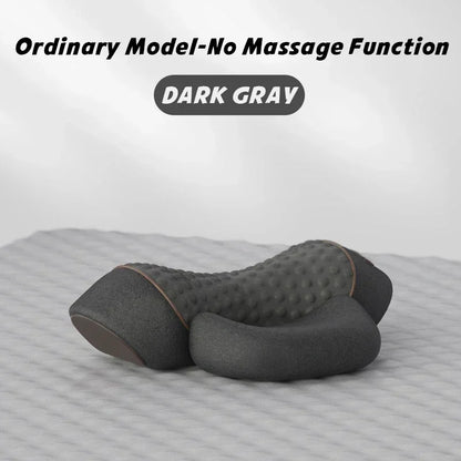 Electric Massager Cervical Pillow Hot Compress Vibration Massage Neck Traction Relax Sleeping Memory Foam Pillow Spine Support