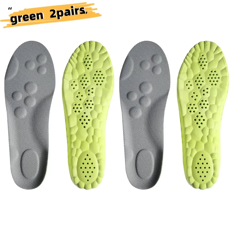 6PCS Massage Sports Insoles Super Soft Sport Insole for Feet Running Baskets Shoe Inserts Soles Arch Support Orthopedic Cushion