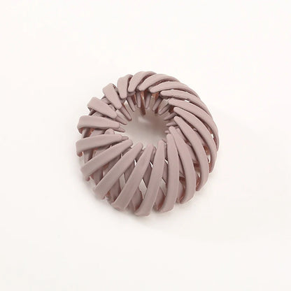 Korean Style Hair Claw Clips Horsetail Buckle Hair Clips for Women Bird Nest Expanding Hair Accessories Matte Hairpins Bun