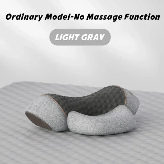 Electric Massager Cervical Pillow Hot Compress Vibration Massage Neck Traction Relax Sleeping Memory Foam Pillow Spine Support