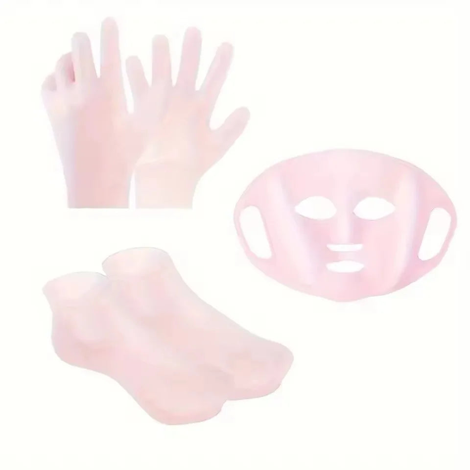 2-Pack Silicone Moisturizing Gloves Exfoliate to Prevent Dry Hands and Leave Hands Smooth and Soft Hand Care Tool